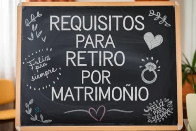 Requisitos para retiro por matrimonio
