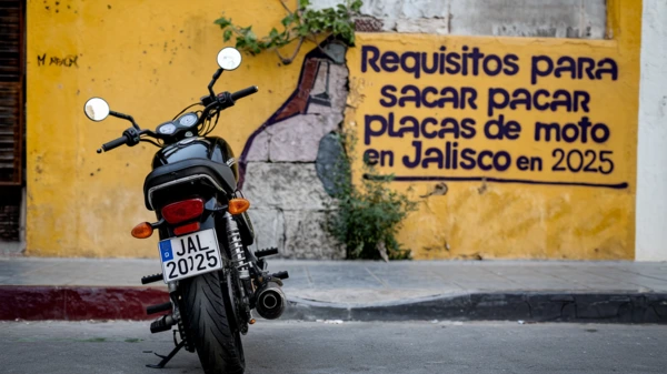 Requisitos para sacar placas de moto en Jalisco en 2025