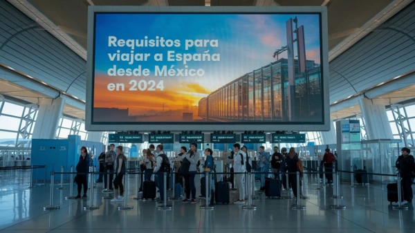 Requisitos para viajar a España desde México en 2024