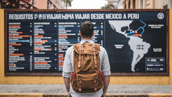 Requisitos para viajar a Perú desde México 2025