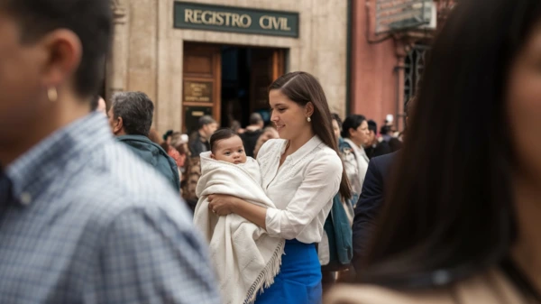 Requisitos para registrar un bebé en unión libre en 2025