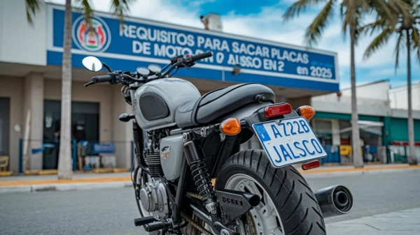 Requisitos para sacar placas de moto en Jalisco en 2025