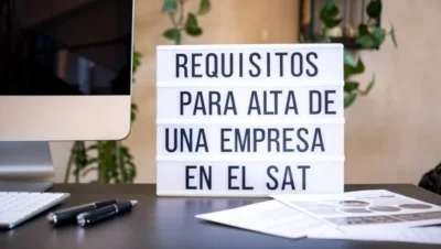 Requisitos para dar de alta una empresa en el SAT